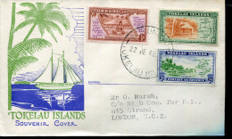 BRITISH COLONY TOKELAU ISLANDS 1948 NICE SOUVENIR COVER - Tokelau