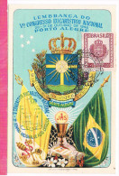 BRESIL Brazil ( CM ) Yt AV 58 , 1948  ( MAXIMUM CARD ) - Maximum Cards