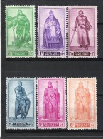 BELGIQUE (1946) - COB 737/742 *MLH - AU PROFIT DES PRISONNIERS & DEPORTES / PRINCES DU MOYEN-AGE - Sonstige & Ohne Zuordnung