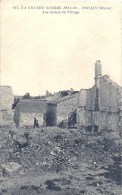 CHAMPAGNE ARDENNE - 51 - MARNE - SOUAIN - Guerre 14-18 - Ruines Du Village - Souain-Perthes-lès-Hurlus