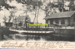 CPA SLUIS STOOMBOOT STAD SLUIS EN KANTOOR VAN IN EN UITGAANDE RECHTEN - Sluis