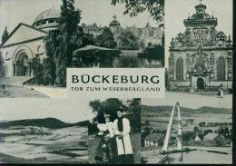 Bückeburg MB Schwimmbad Personen Weserbergland Sw 24.9.1987 - Bueckeburg