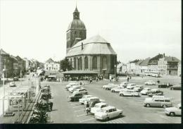 Ribnitz-Damgarten Karl-Marx-Platz Motorrad Bike PKW Skoda Wartburg Trabant Sw 1980 - Ribnitz-Damgarten