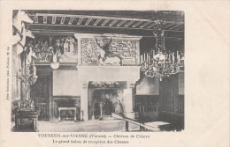 Cp , 86 , VOUNEUIL-sur-VIENNE , Château De CHITRÉ , Le Grand Salon De Réception Des Chasses - Vouneuil Sur Vienne