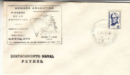 Philatélie Polaire - Bateaux - Argentine - Lettre De 1979 - Base Petrel Antartida - Bases Antarctiques