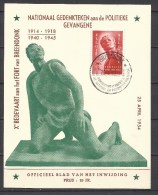 BELGIQUE . MONUMENT NATIONAL AUX PRISONNIERS PUBLIQUE . 25 AVRIL 1954 . - 1961-1970