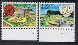 Belgie OCB 1501 / 1502 (**) Met Plaatnummer 2. - 1961-1970
