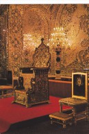 GOLESTAN PALACE IN TEHRAN (QUAJAR PALACE),KHING'S THRONE,POSTCARD FOR COLECTIONS,VERY SHAPE,IRAN - Iran