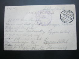 1915 , KORTRYK    ,  A, Carte   Militaire - Armée Allemande