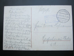 1915 ,  AUDENARDE     ,  A, Carte   Militaire - Deutsche Armee