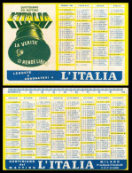 Calendario, Calendarietto De L´Italia, Quotidiano Del Mattino Per Il 1960. - Big : 1941-60