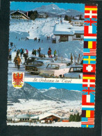 St Johann In Tirol - Wintersportzentrum ( Station Sports D'hiver Multivues Ski Skieur Voitures Automobiles ) - St. Johann In Tirol