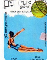 L  1984 Laos - Olimpiadi Di Los Angeles - Plongeon