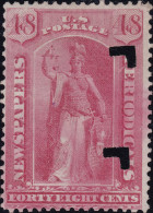 USA 1875 Zeitungsmarke 48 Cent Mi#17 Entwertet (gelocht) - Journaux & Périodiques