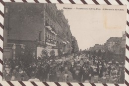 K250 RENNES PROCESSION DE LA FETE DIEU L'HARMONIE STE CECILE - Ricevimenti