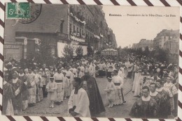 K251 RENNES PROCESSION DE LA FETE DIEU LE DAIS - Ricevimenti