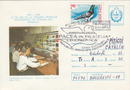 9224- SCOUTS, SCUTISME, YOUTH PIONEERS RADIO STATION, COVER STATIONERY, 1983, ROMANIA - Covers & Documents