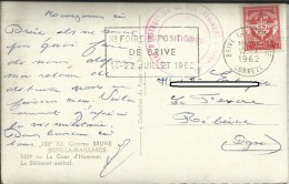 Cpa Franchise Militaire 126 RI  Brive La Gaillarde 10 ème Foire Exposition 1962 Caserne Brune   A2/53 - Military Postage Stamps