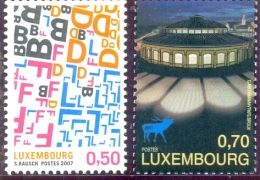2007 LUXEMBOURG  Y & T N° 1712 - 1713 ( ** ) Luxembourg, Capitale Européenne De La Culture - Unused Stamps
