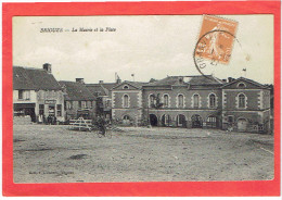 BRIOUZE 1927 MAIRIE ET PLACE CARTE EN BON ETAT - Briouze