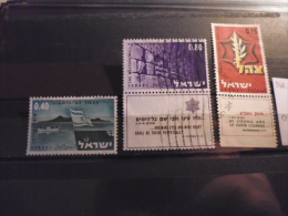 ISRAEL TIMBRE ISSU COLLECTION YVERT N°338.340 - Oblitérés (avec Tabs)