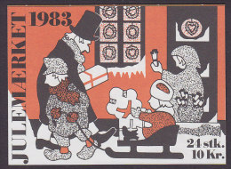 Denmark Markenheftchen Booklet 1983 Christmas Seal Weihnachten Jul Noel Natale Navidad (2 Scans) MNH** - Booklets