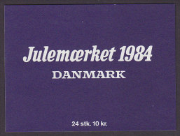 Denmark Markenheftchen Booklet 1984 Christmas Seal Weihnachten Jul Noel Natale Navidad (2 Scans) MNH** - Markenheftchen