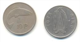 IRLANDA 10 PENCE  ANNO 1975 - Ierland