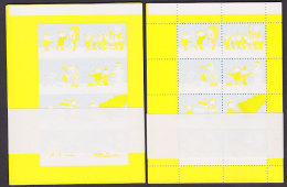 Denmark Markenheftchen Booklet 1990 Christmas Seal Skala Prints Perf. & Imperf. (2 Scans) MNH** - Postzegelboekjes