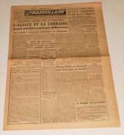 La Marseillaise De Lyon Et Du Sud-Est Du 20 Mars 1945. (L'Alsace Lorraine Libérées- La Bombe V6-Gestapo Lyonnaise) - Français