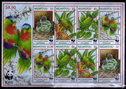 (009) Niuafo'ou  Birds / Oiseaux / Vögel / Vogels / WWF / Sheetlet / Feuillet  ** / Mnh  Michel 326-29 KB - Tonga (1970-...)