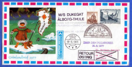 Grönlandbrief 1977 - Abarten & Kuriositäten