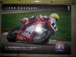 Ducati 916 Superbike 1996 John Kocinski Mini Poster - Motorräder