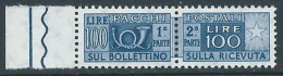 1955-79 ITALIA PACCHI POSTALI STELLE 100 LIRE MNH ** - JU59-9 - Pacchi Postali