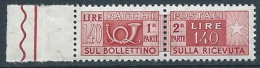 1955-79 ITALIA PACCHI POSTALI STELLE 140 LIRE MNH ** - JU59-4 - Postpaketten