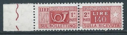 1955-79 ITALIA PACCHI POSTALI STELLE 140 LIRE MNH ** - JU59-9 - Paquetes Postales