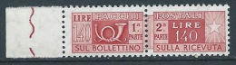 1955-79 ITALIA PACCHI POSTALI STELLE 140 LIRE MNH ** - JU59-9 - Pacchi Postali