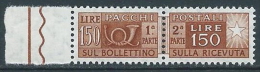 1955-79 ITALIA PACCHI POSTALI STELLE 150 LIRE MNH ** - JU60-6 - Postpaketten