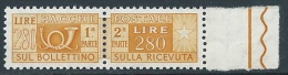 1955-79 ITALIA PACCHI POSTALI STELLE 280 LIRE MNH ** - JU59-3 - Postal Parcels