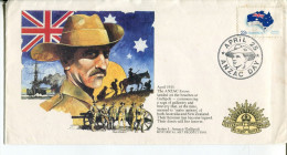(149) Australia FDC Cover - ANZAC Forces At Gallipolli Special Cover + Insert (1981) - Cartas & Documentos