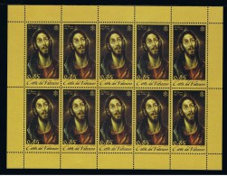 2014 - VATICAN - VATICANO - VATIKAN - D14 - MNH  SHEET OF 10 STAMPS ** - Unused Stamps