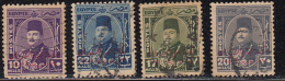 Egypt Used 1952, Overprint, 4v - Used Stamps