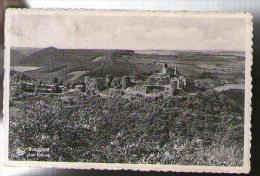 Jolie CP Ancienne Ciselée Luxembourg Bourscheid Les Ruines - Ed Nels ? Schaack - CAD Redingen 6-09-1945 Pour Paris - Bourscheid