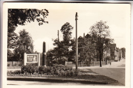 0-6530 HERMSDORF, DDR Friedens-Propaganda, Grünanlagen Am Bahnhof, 1965 - Hermsdorf