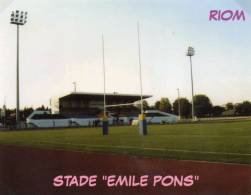 RIOM Stade "Emile Pons" (63) - Rugby