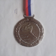 Medal / Plaque (Plakette) PL000001- Swimming Serbia Belgrade City Competition 2014 - 2015 - Swimming