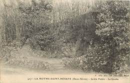 LA MOTHE ST HERAY        JARDIN PUBLIC    LA GROTTE - La Mothe Saint Heray