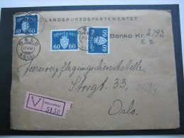 1942 , Offentlik Sak ,  Wertbrief - Briefe U. Dokumente