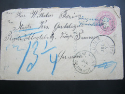 1871, Ca., Cover From  MEDINA  To Germany  , Not Perfect  But  Rare - Brieven En Documenten