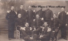 1914 CPA CARTE PHOTO MILITAIRE ETAT MAJOR DES 97 14 ET 30 EMES REGIMENTS LOUIS GRATALOUP PAR LANCON 2241 - Regimente